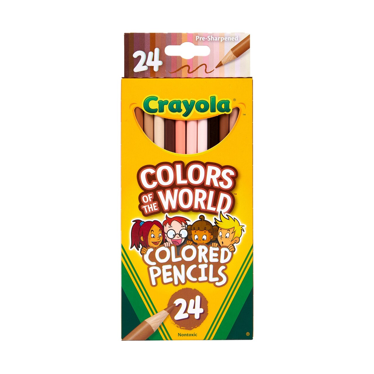 Crayola Colors Of The World Colored Pencils 24/Pkg-Assorted Colors